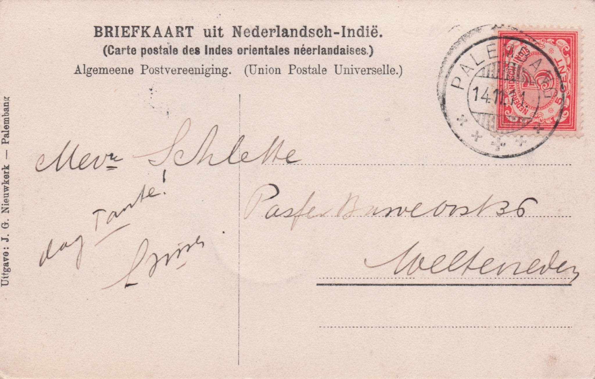 Steiger Voor Het Residetiehuis Indonesia Boats River Old Postcard