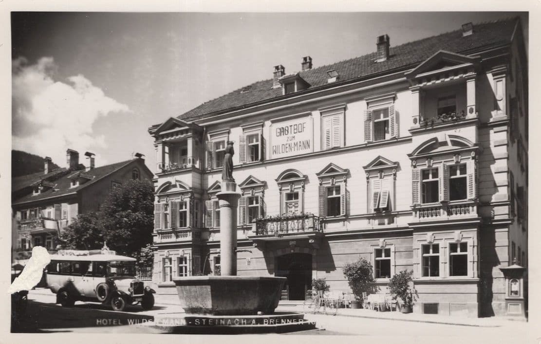 Steinach Wildermann Hotel Bavaria Germany Real Photo Postcard