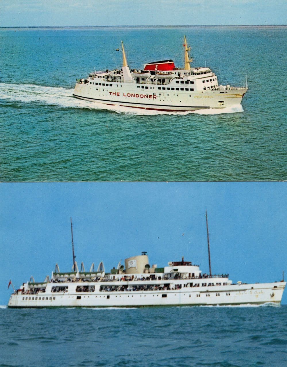 Stena Nordica Londoner Royal Sovereign 2x Ship Postcard s