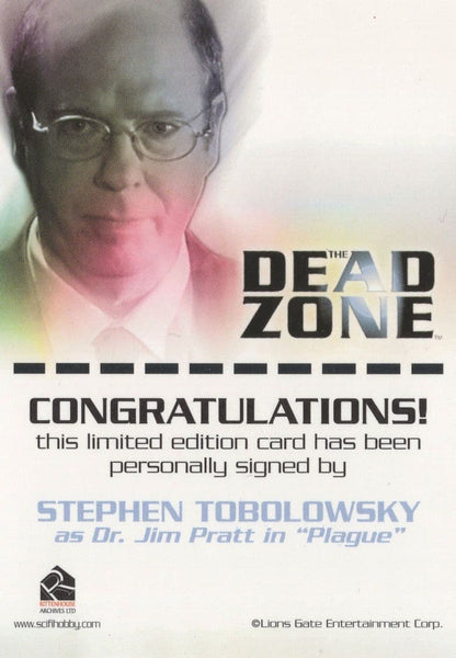 Stephen Tobolowksy The Dead Zone Autograph Signed Photo Card