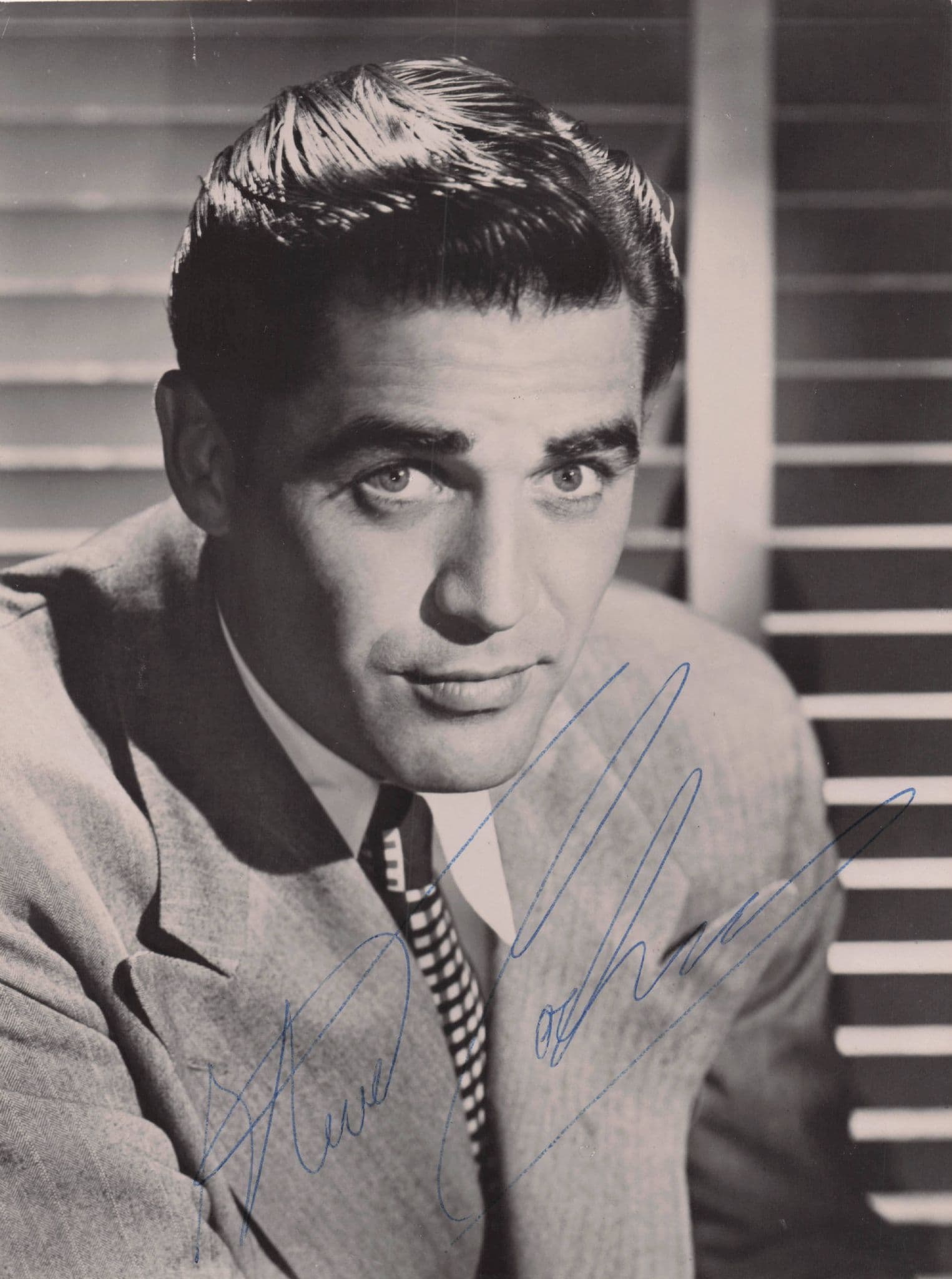 Steve Cochran Desert Song Twilight Zone 7x5 Large Hand Signed Photo