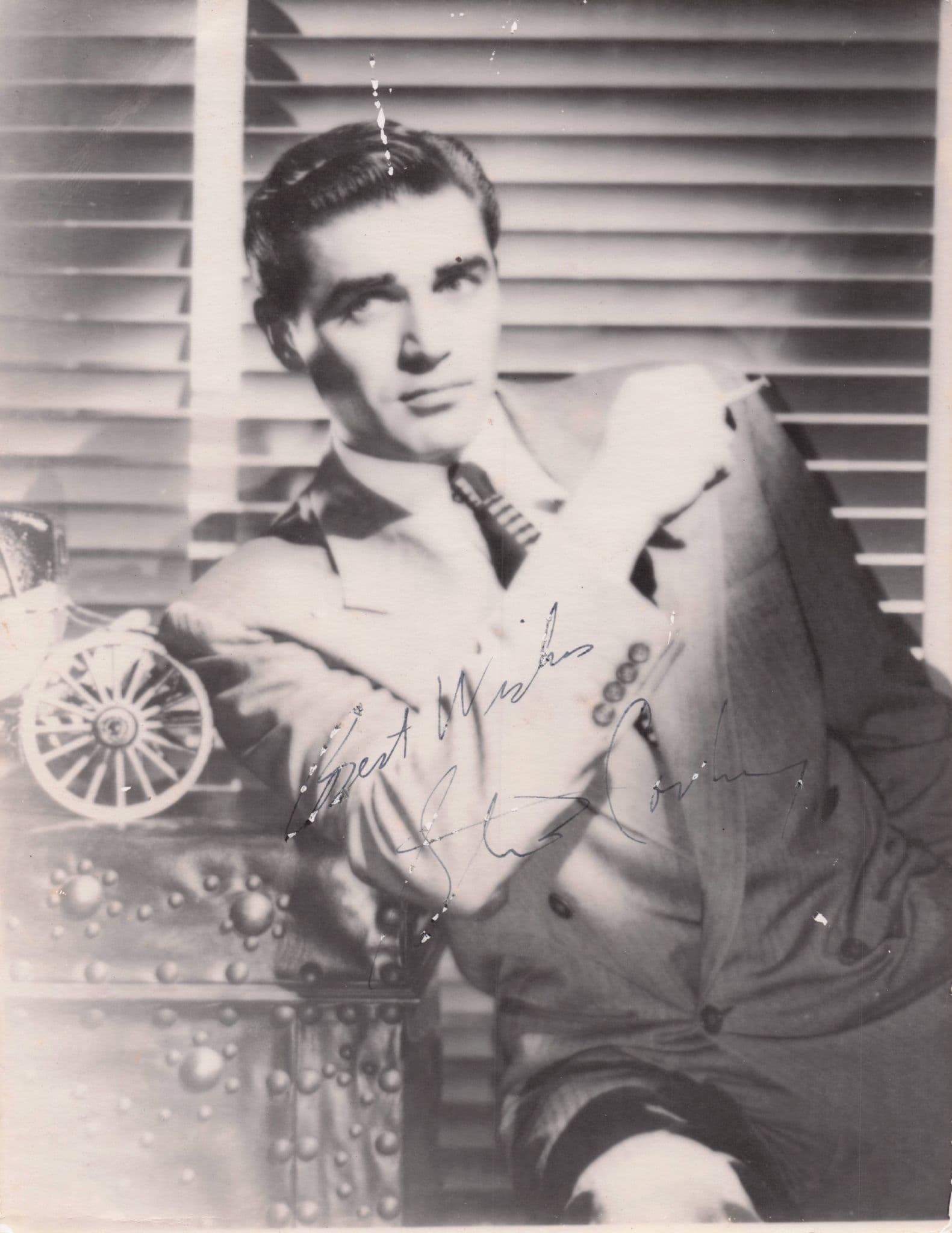 Steve Cochran The Twilight Zone Antique Large Hand Signed Photo