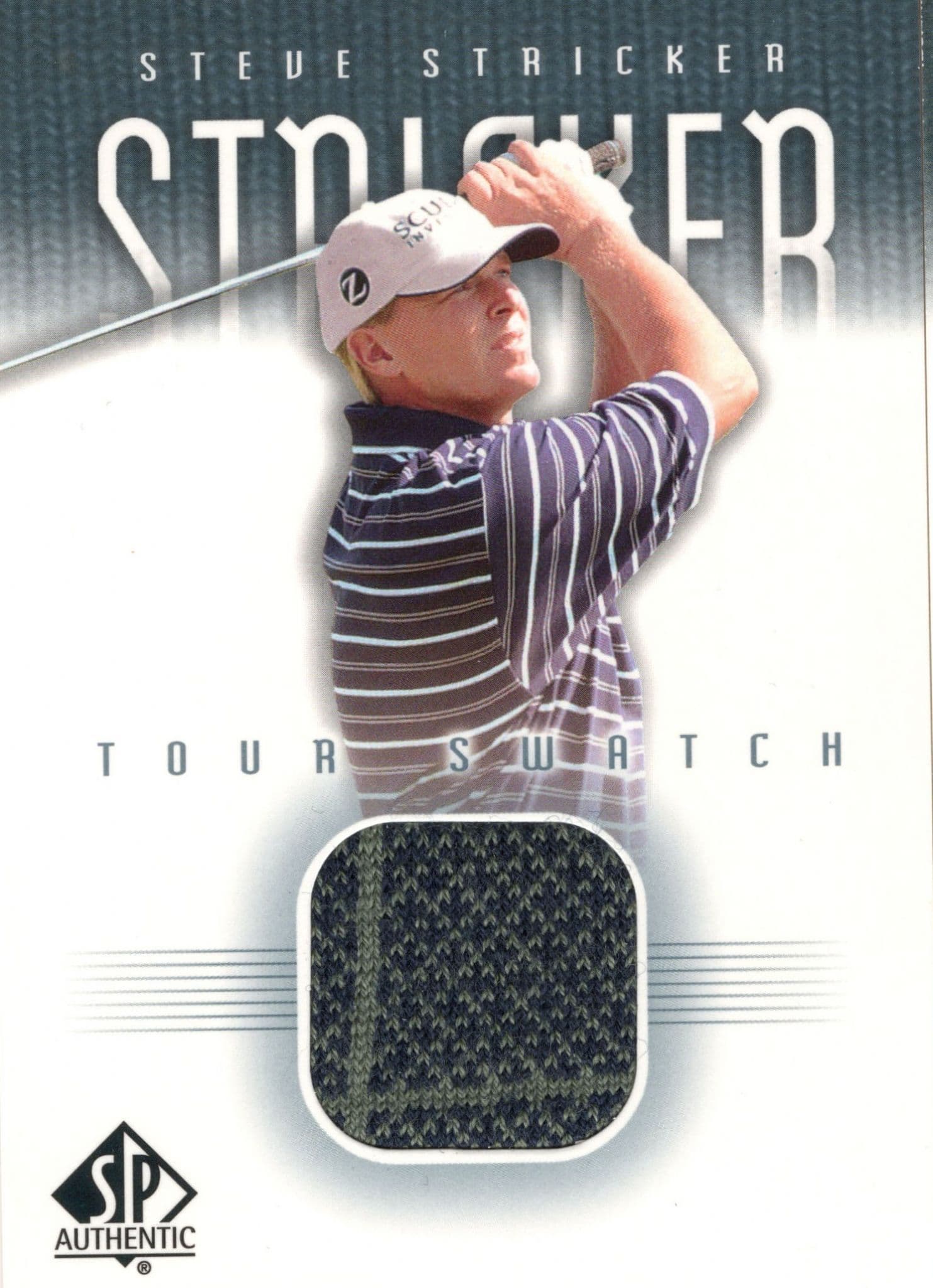Steve Stricker Upper Deck Worn Tour Swatch Shirt Golf Rare Card