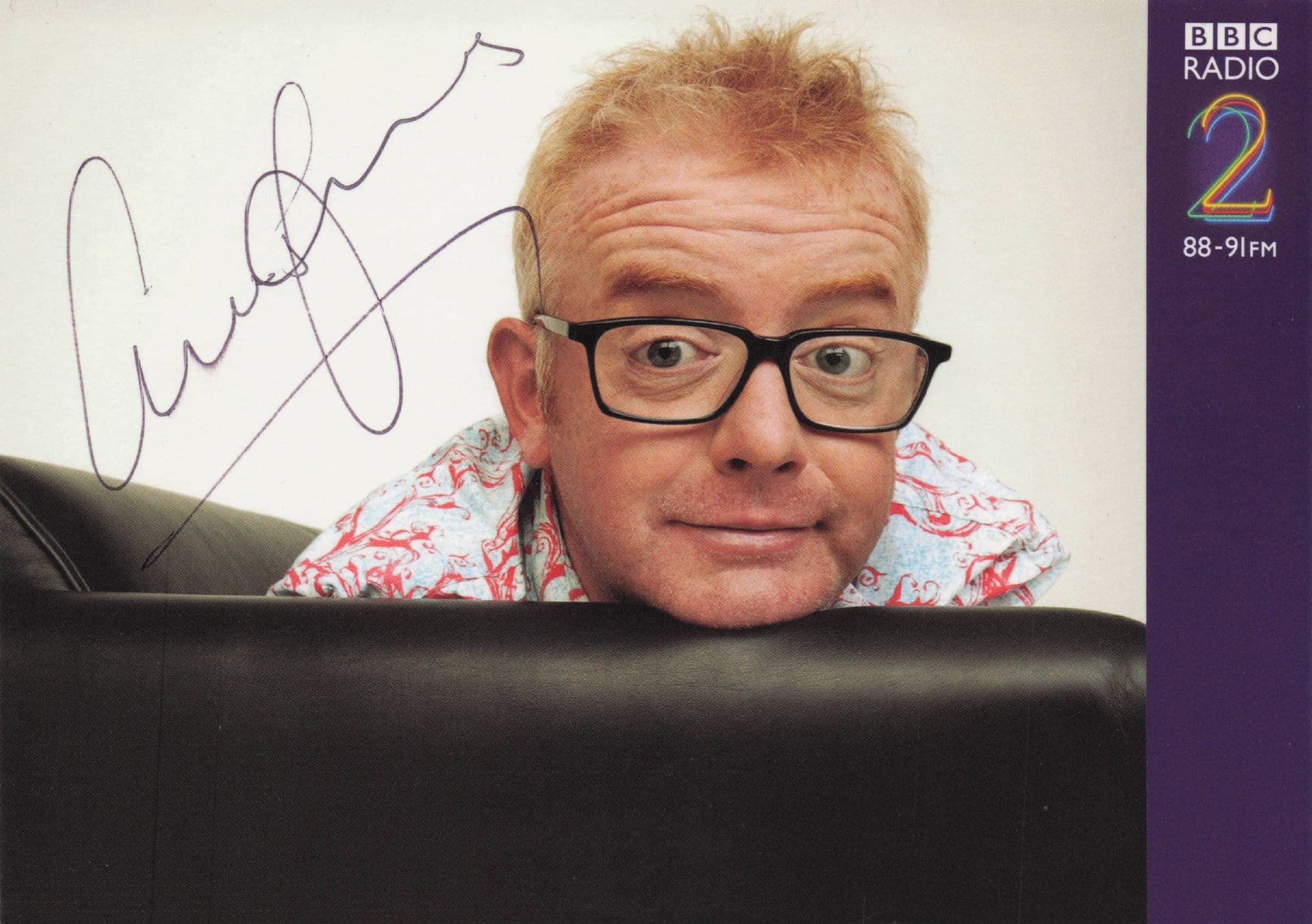 Steve Wright Radio 2 BBC DJ Hand Signed Cast Card Photo