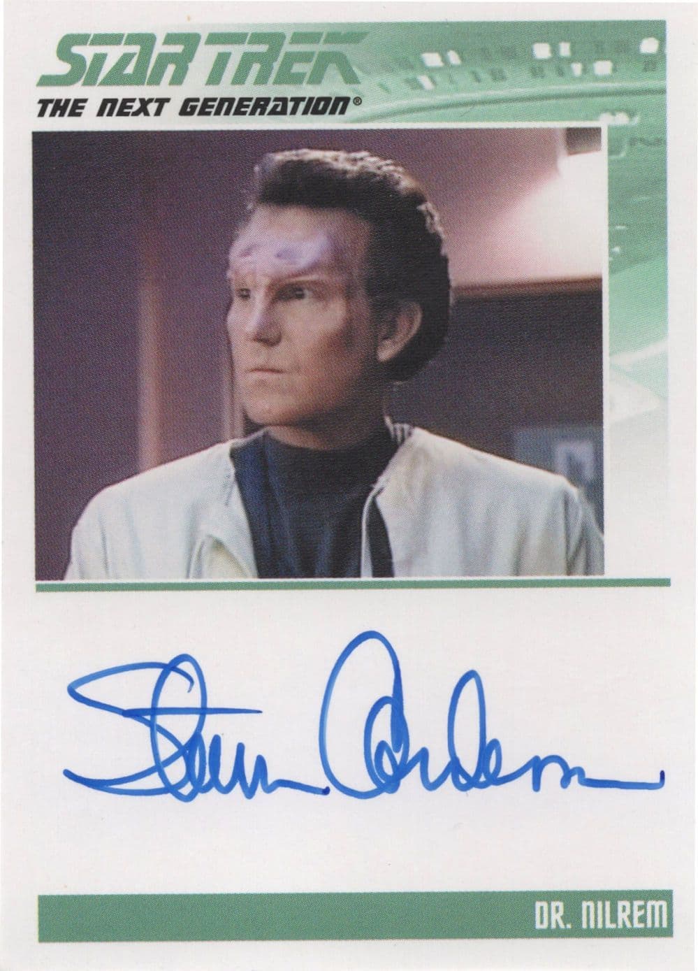 Steven Anderson Star Trek Hand Signed Autograph Photo Card