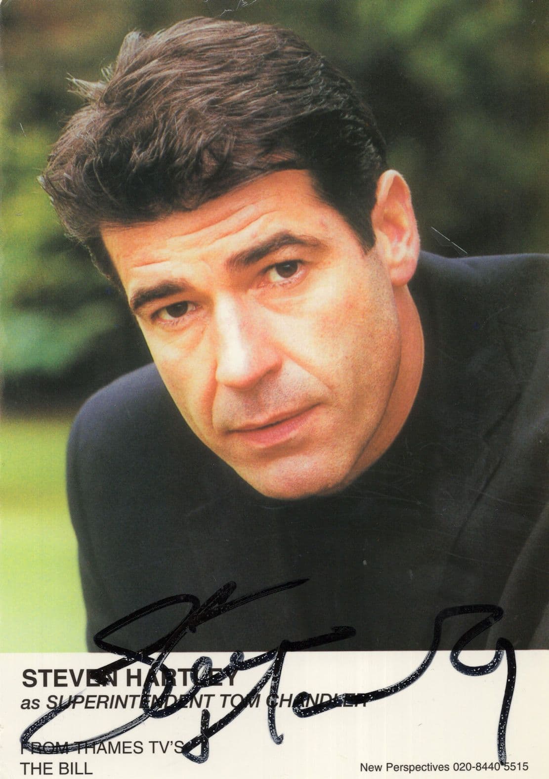 Steven Hartley as Sptd Tom Chandler The Bill Hand Signed Cast Photo