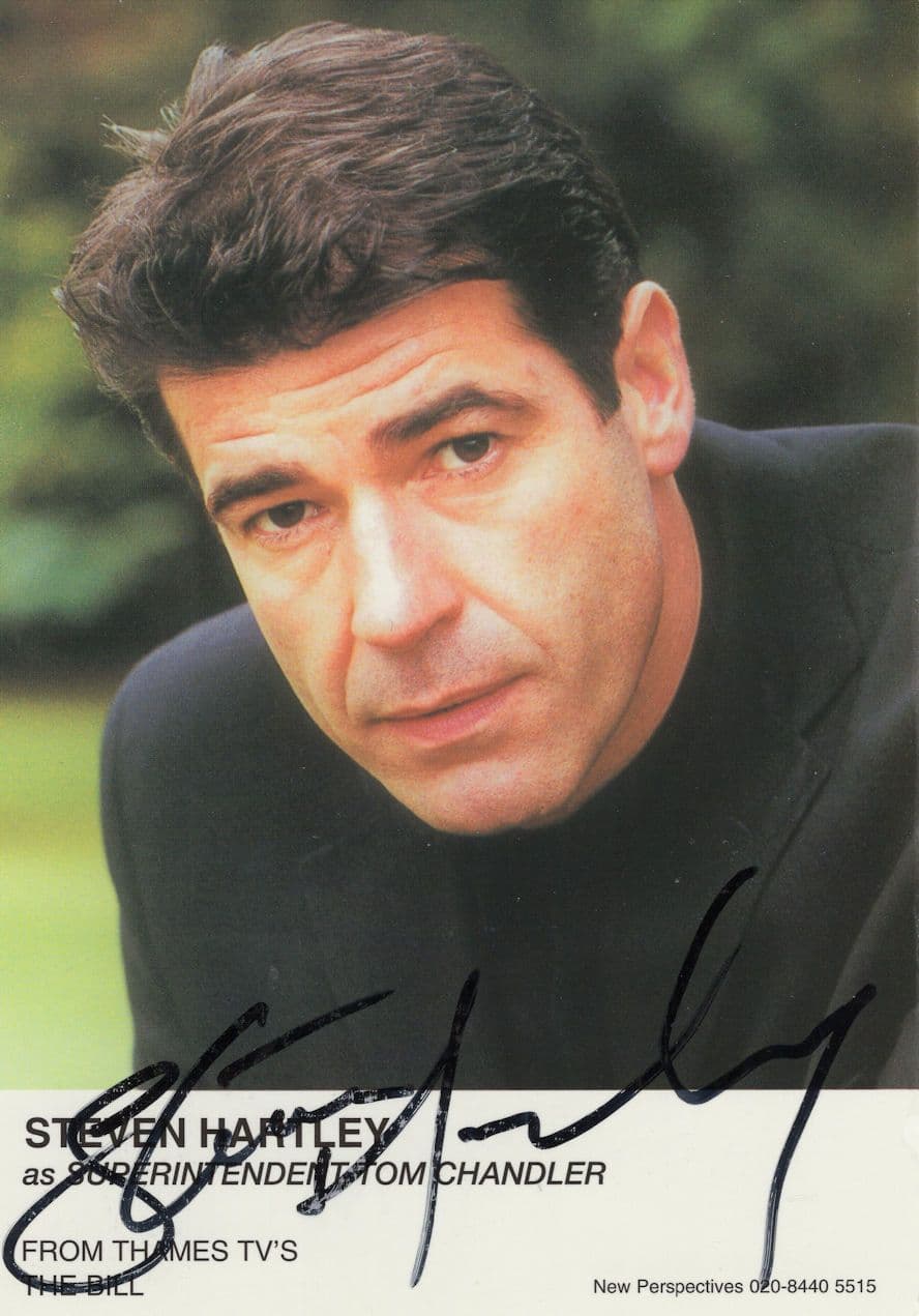 Steven Hartley The Bill TV Show Hand Signed Cast Card Photo