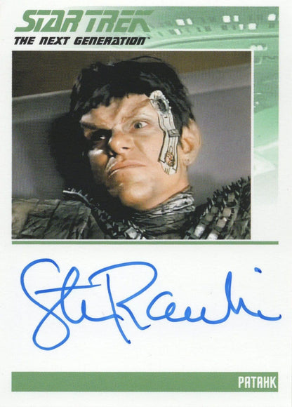 Steven Rankin as Patahk Star Trek Hand Signed Autograph Photo Card