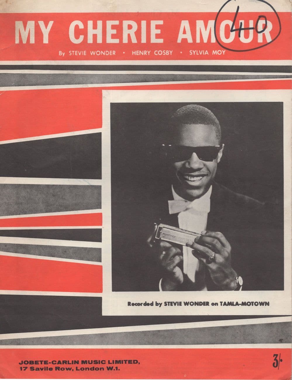 Stevie Wonder My Cherie Amour Sheet Music