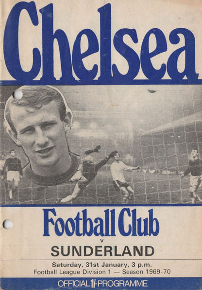Stewart Houston Chelsea Football Club Hand Signed 1969 Programme