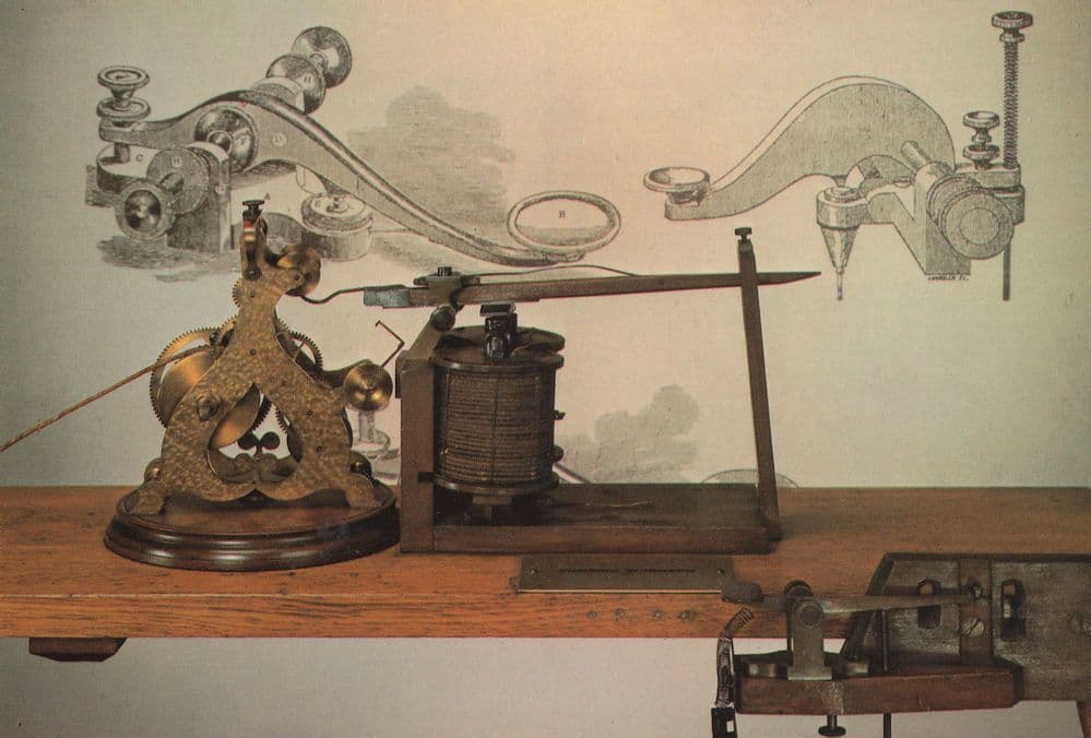 Stiftschreiber Von Samuel Morse Code 1846 German Phone Museum Postcard
