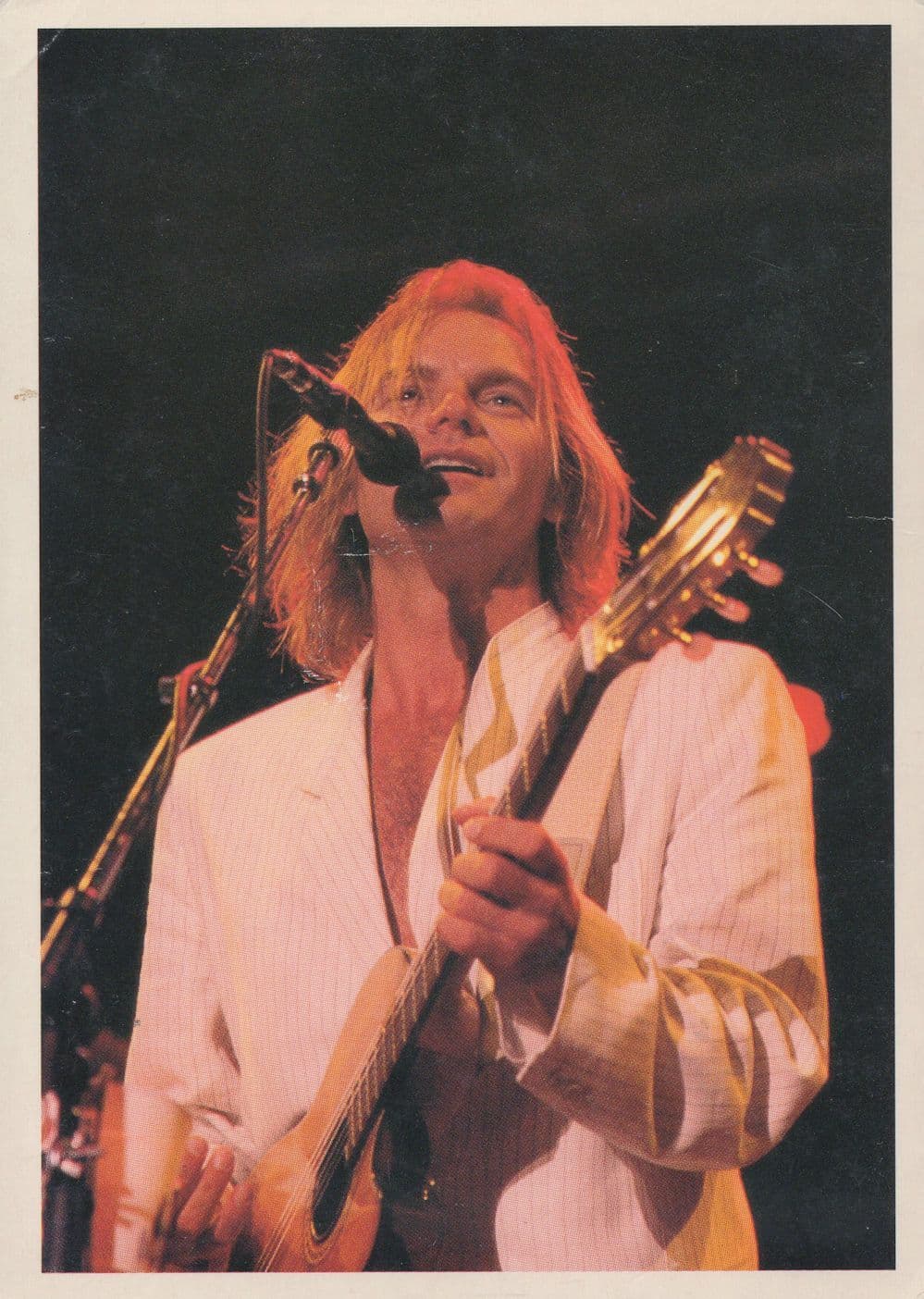 Sting The Police Rare Amsterdam 1990s Postcard