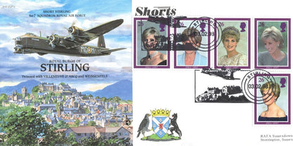 Stirling Scotland 7 RAF Squadron Sussex WW2 Flown FDC