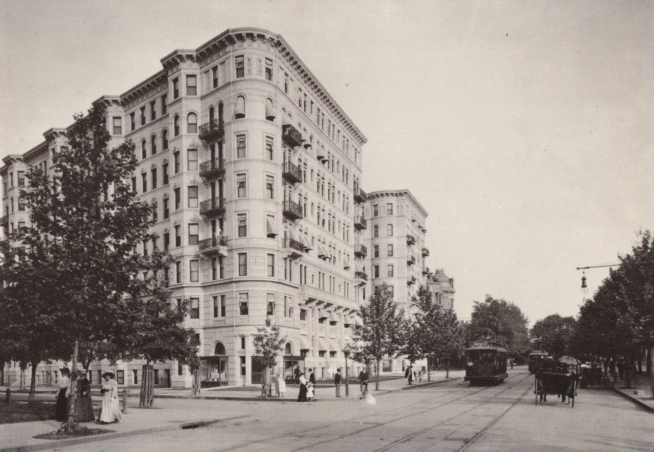 Stoneleigh Court Apartments Connecticut Avenue Washington Postcard