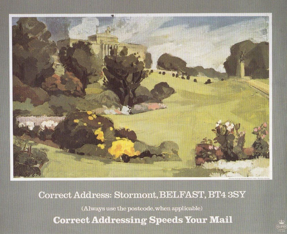 Stormont Belfast Use Your Correct Address Royal Mail Postcard