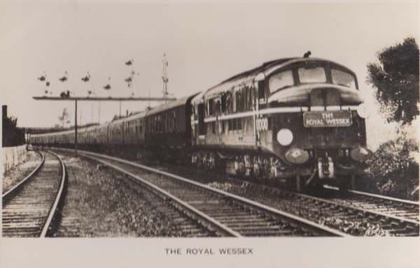 Stratford East London Train Depot Station Diesel Antique Real Photo Postcard