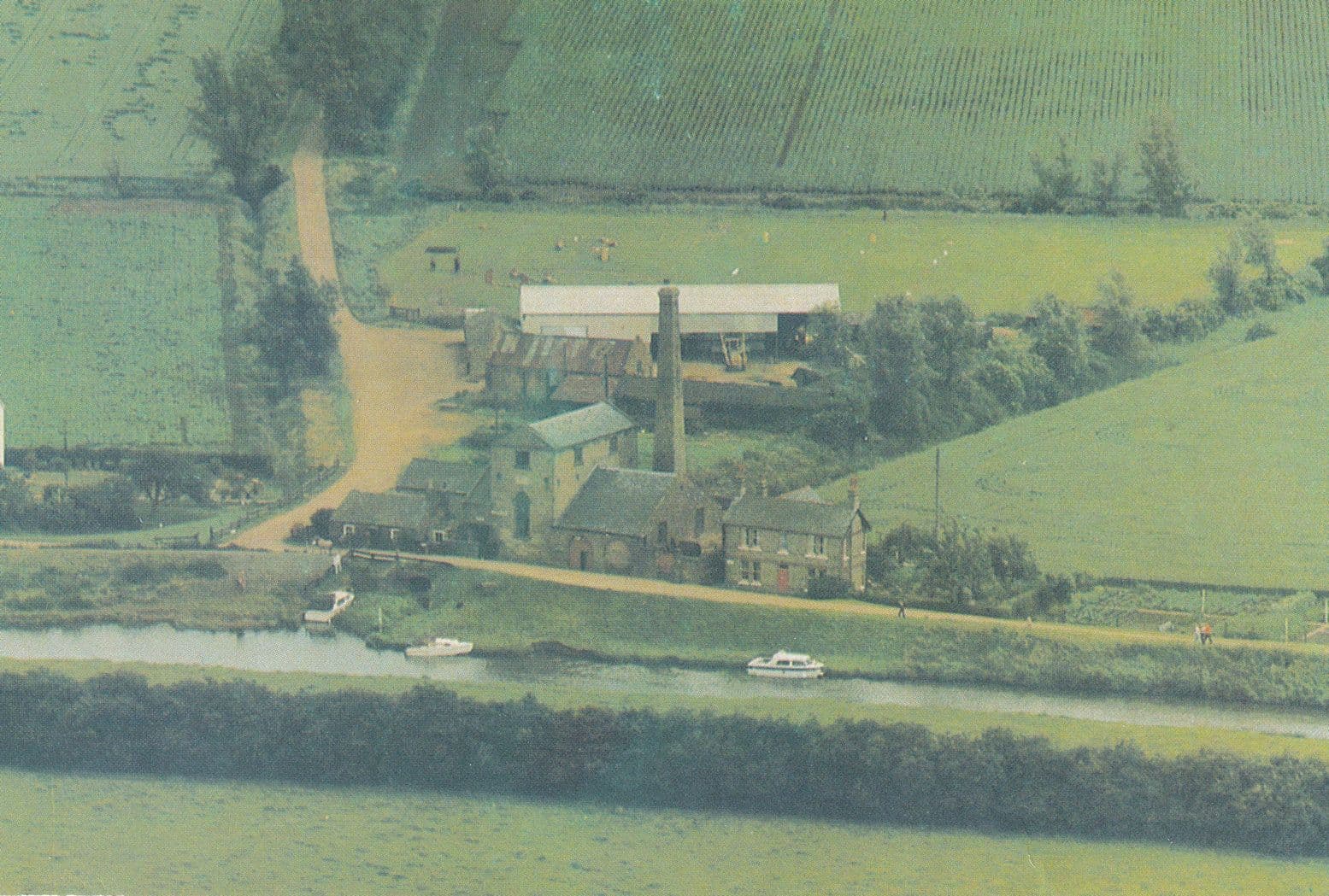 Stretham Fen Drainage Pumping Station Ely Cambs Postcard