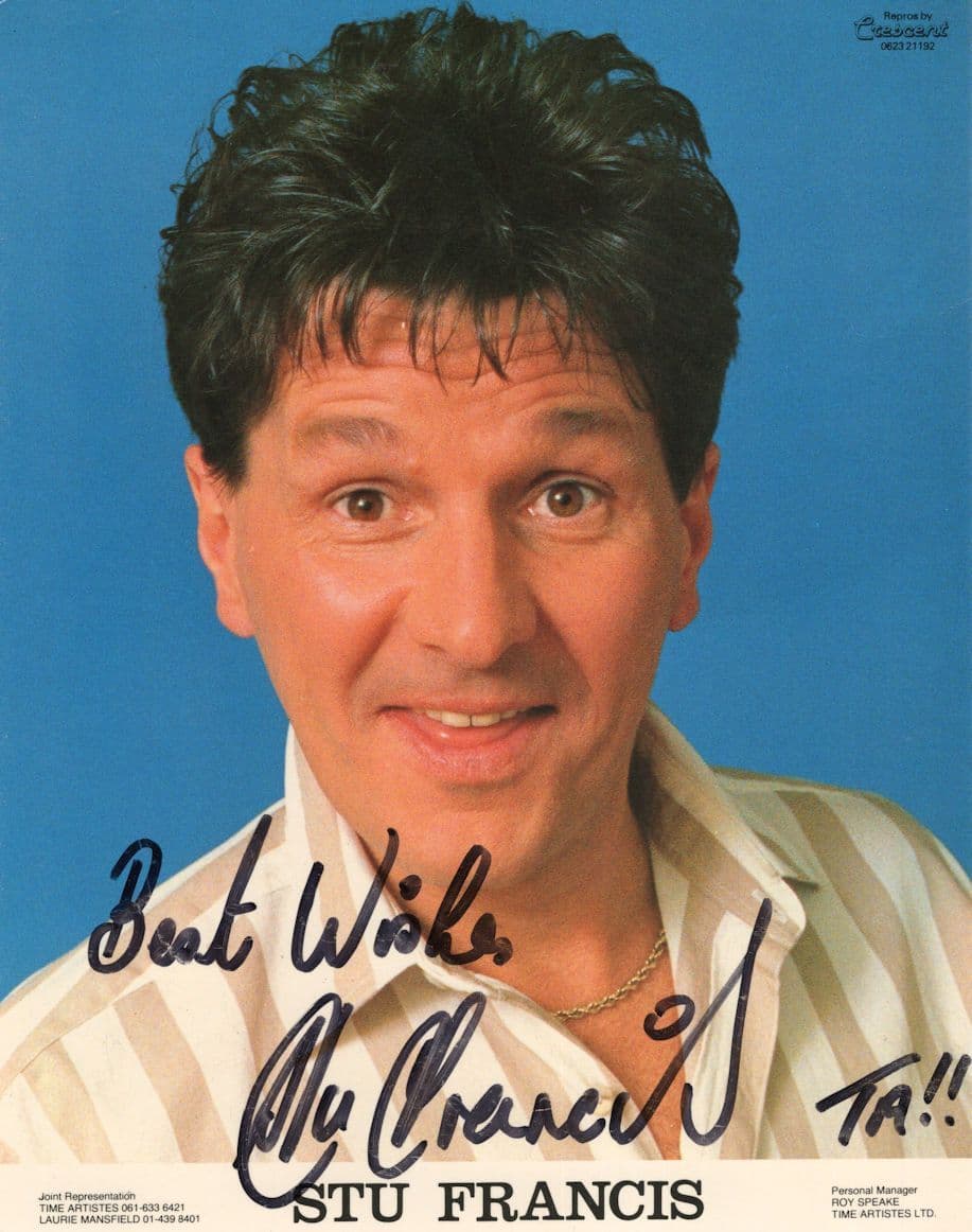 Stu Francis Crackerjack Management 10x8 Hand Signed Photo