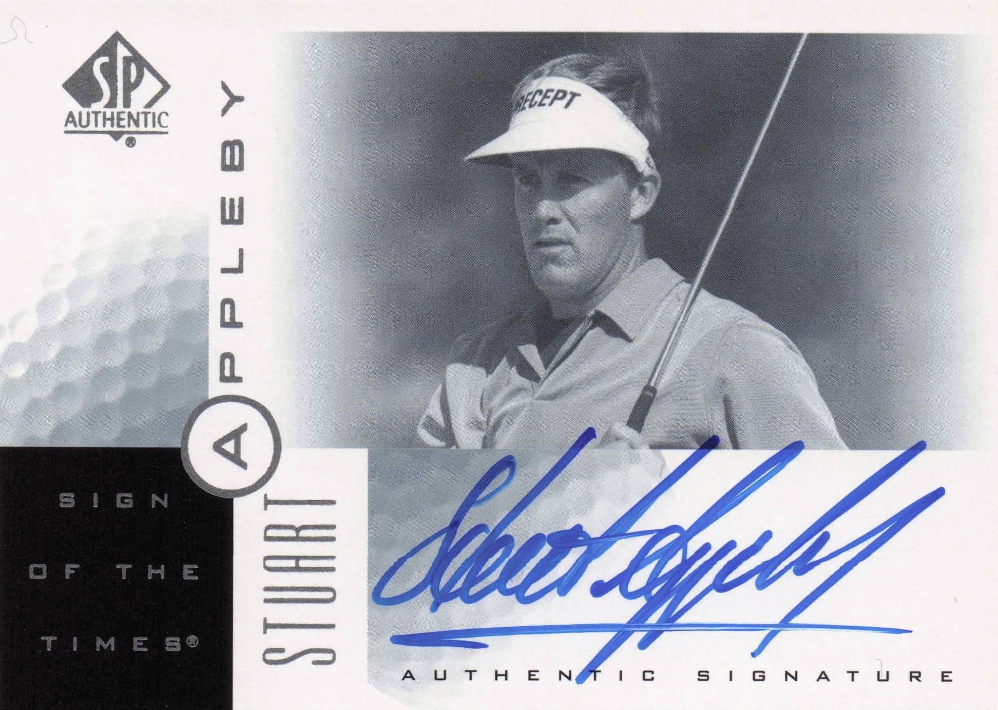 Stuart Appleby Sign Of The Times Hand Signed 2001 SP Golf Autograph Card