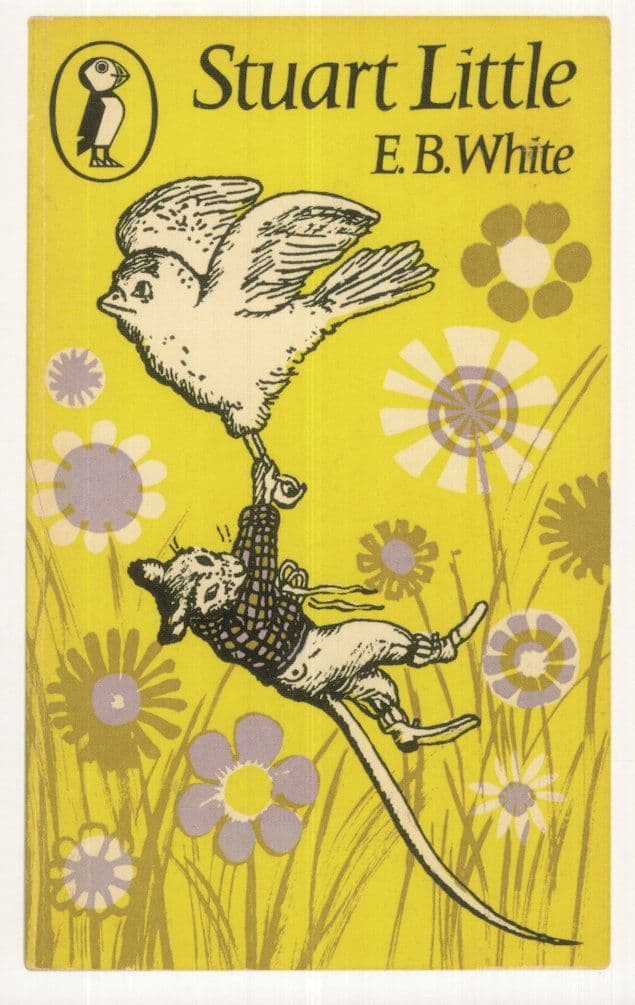 Stuart Little EB White 1969 Puffin Book Postcard