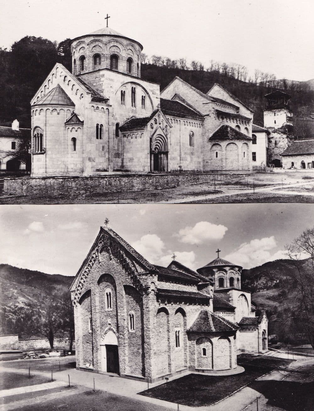 Studenica Monastere Monastery Yugoslavia Church 2x Postcard s