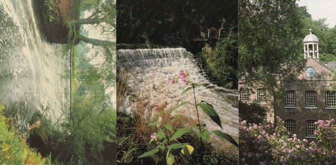 Styal Weir Quarry Bank Mill 3x Postcard s