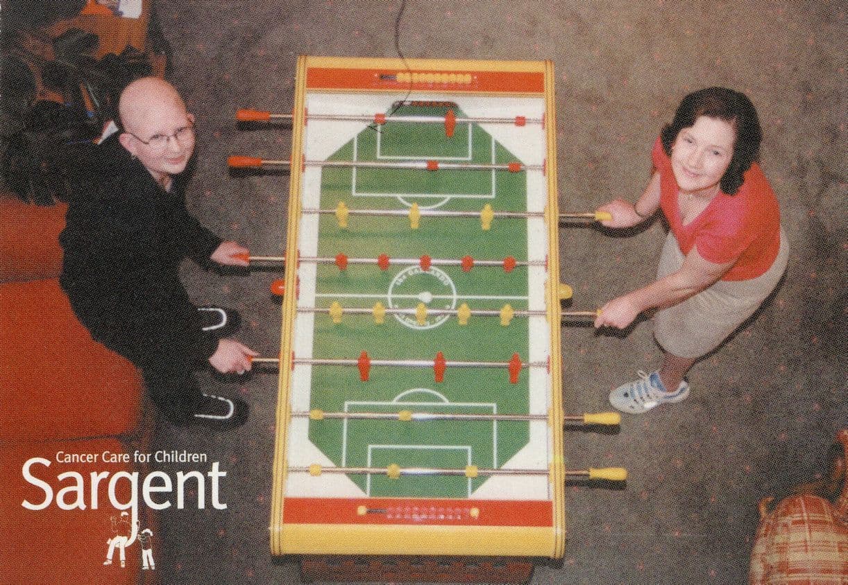 Subbuteo Football Game Rare Sergant Cancer Postcard