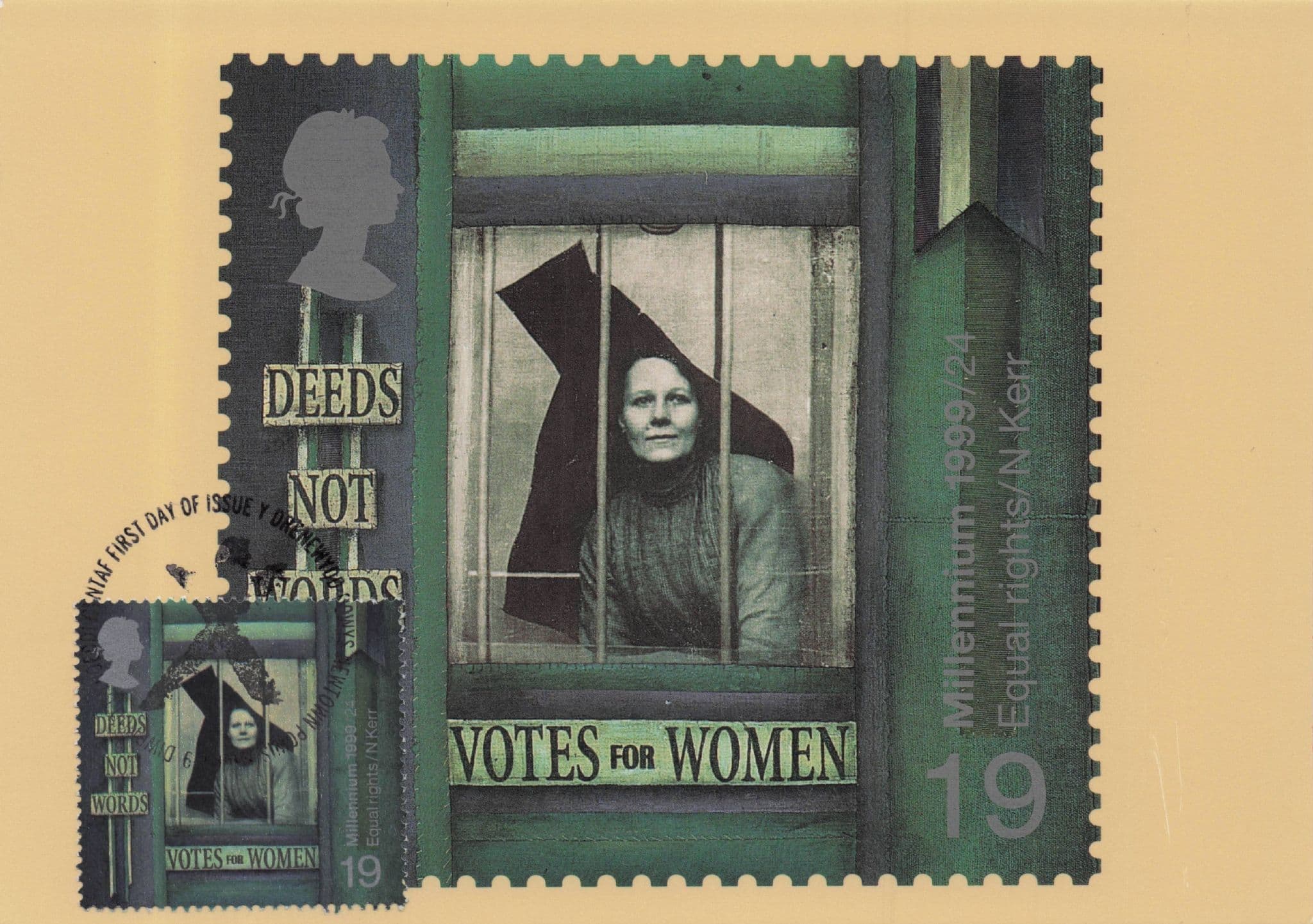 Suffragettes Votes For Women Royal Mail Stamp Ltd Edn Postcard