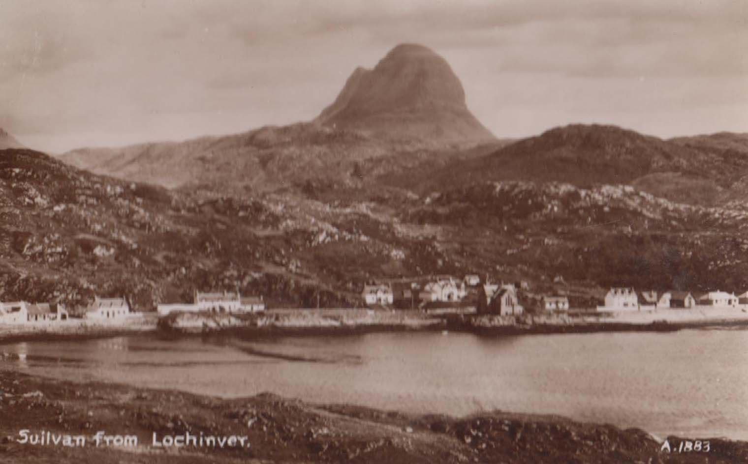 Sullivan From Lochinver Mint Scottish Real Photo Postcard