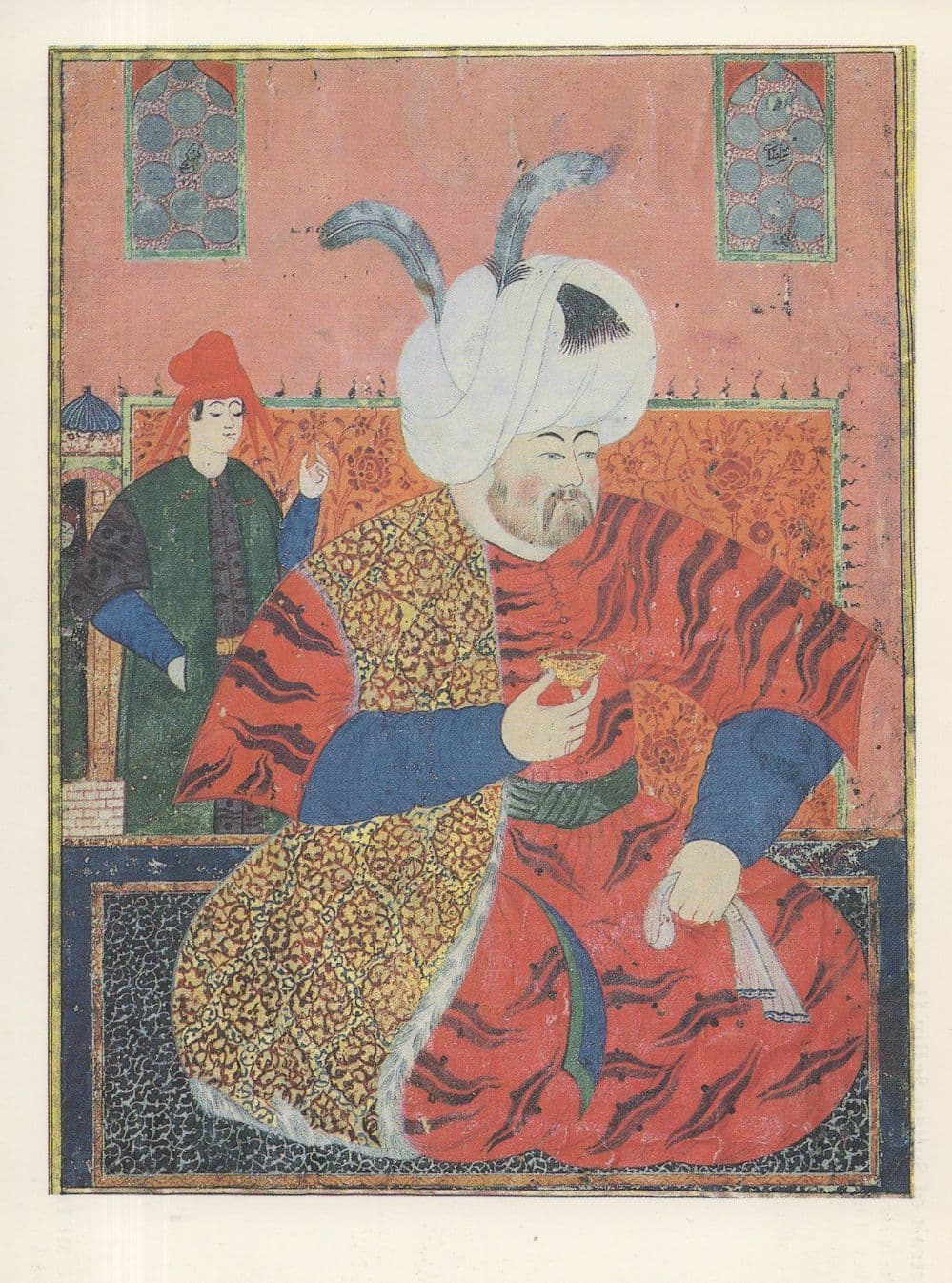 Sultan Selim II Turkish Ruler Painting Art Postcard