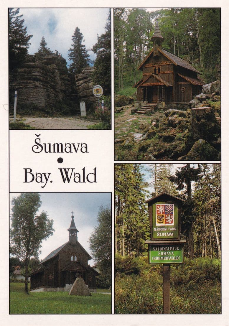 Sumava Bay Bayer Wald Bavaria Postcard