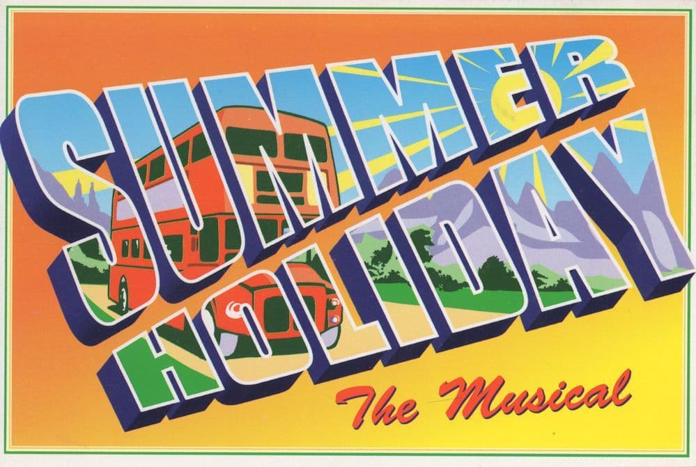 Summer Holiday Cliff Richard The Musical Advertising Postcard