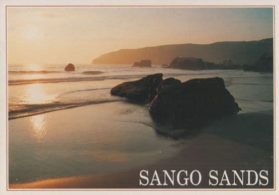 Sunset at Sango Bay Sands Postcard