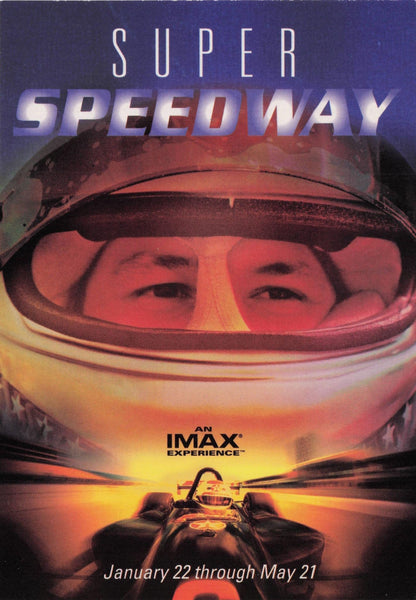 Super Speedway Motor Racing F1 Imax Film Maryland Science Centre Postcard