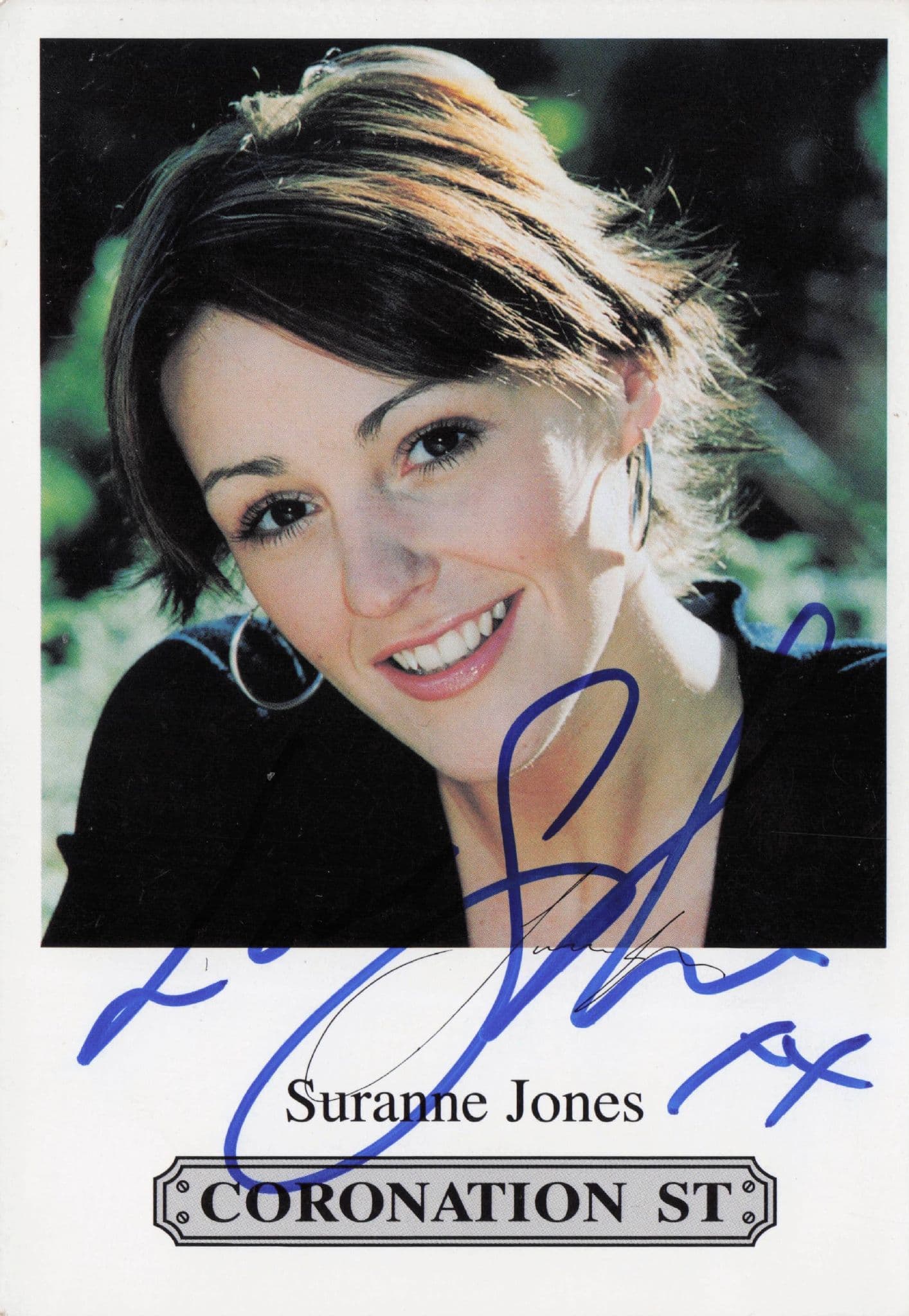Suranne Jones Coronation Street Hand Signed at Charity Concert Cast Photo