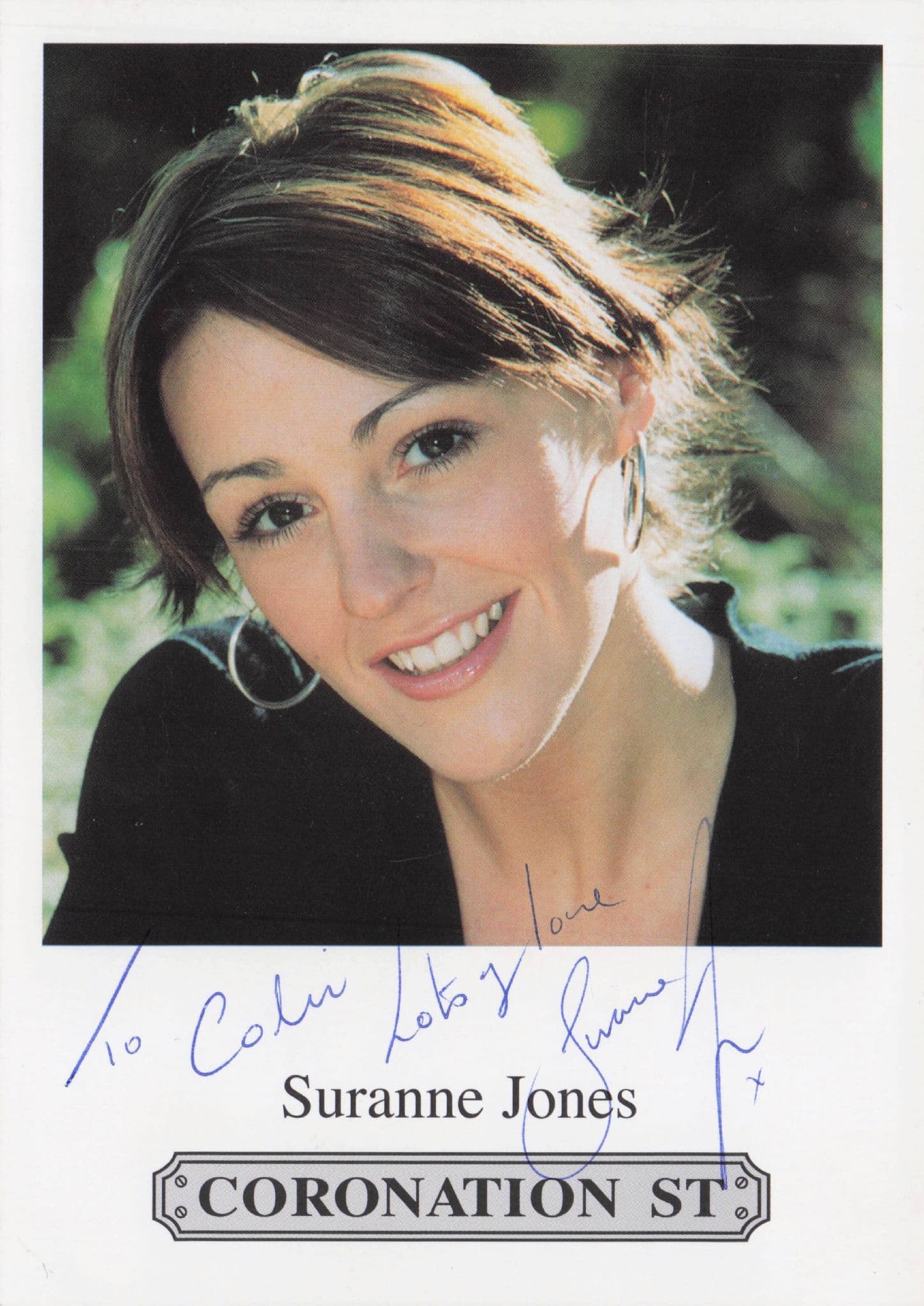 Suranne Jones Coronation Street RARE Hand Signed Cast Photo