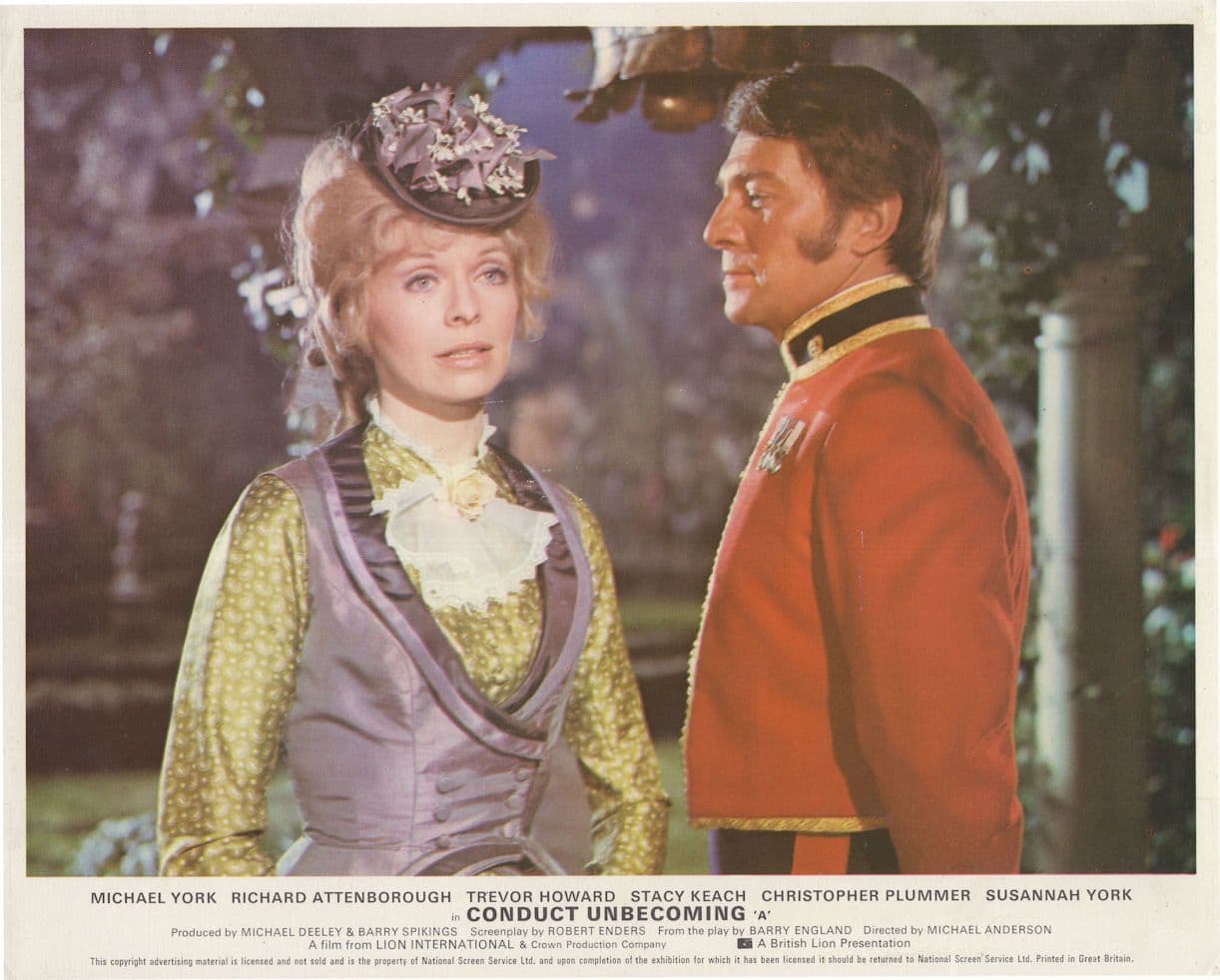 Susannah York Conduct Umbecoming Vintage Film Cinema Lobby Card