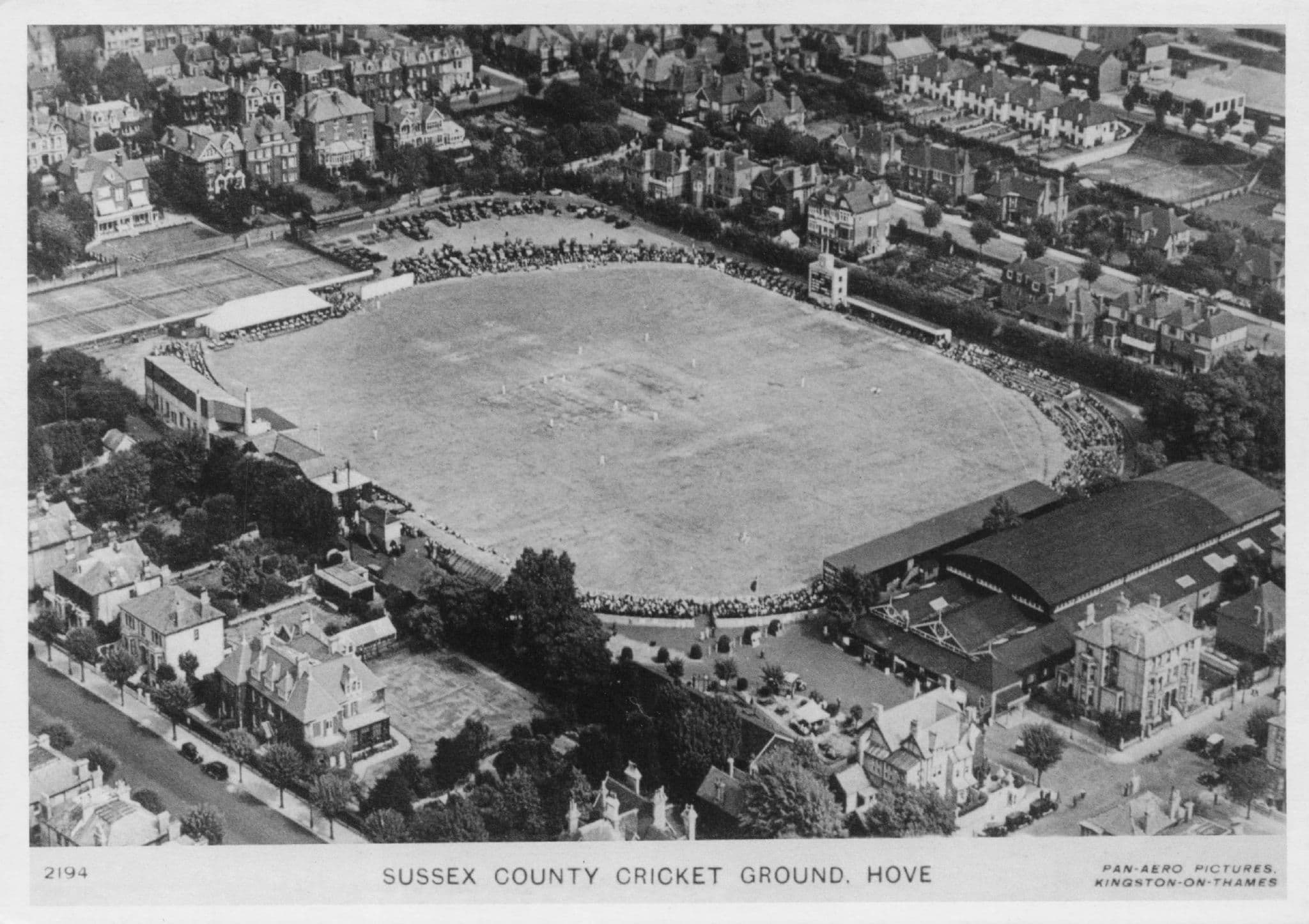Sussex Sharks County Cricket Club Ground Aerial Photo Postcard