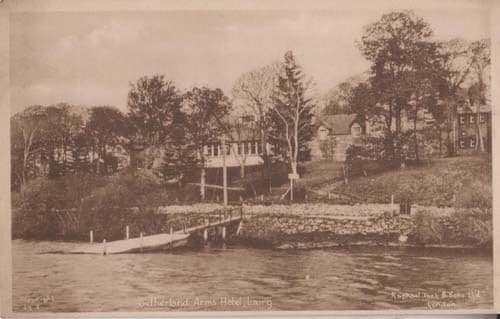 Sutherland Arms Hotel Lairg Postcard