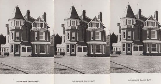 Sutton House Canford Cliffs 3x Dorset Real Photo Postcard s