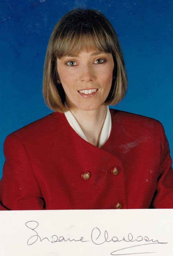Suzanne Charlton TV Weather Presenter Hand Signed Photo