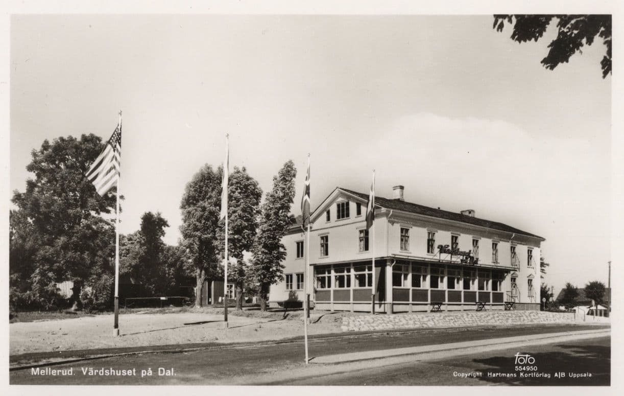 Swedish Nursing Home at Dal Mellerud Sweden Real Photo Postcard