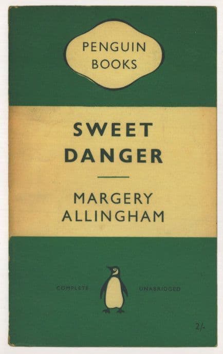 Sweet Danger Margery Allingham 1950 Book Postcard