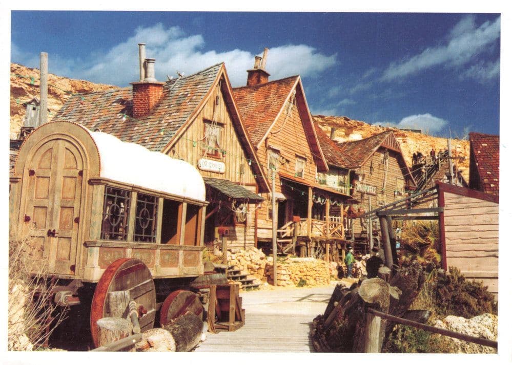 Sweethaven Village Malta The Popeye Film Set Postcard