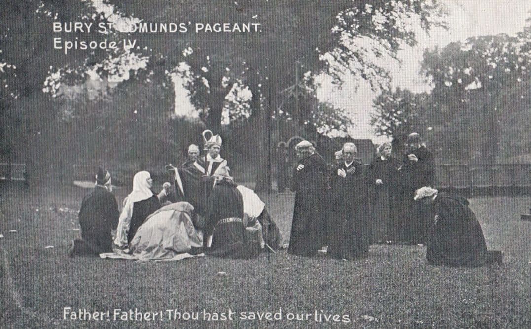 Sweyn King Of The Danes Danish Viking Bury St Edmunds Pageant Suffolk Postcard