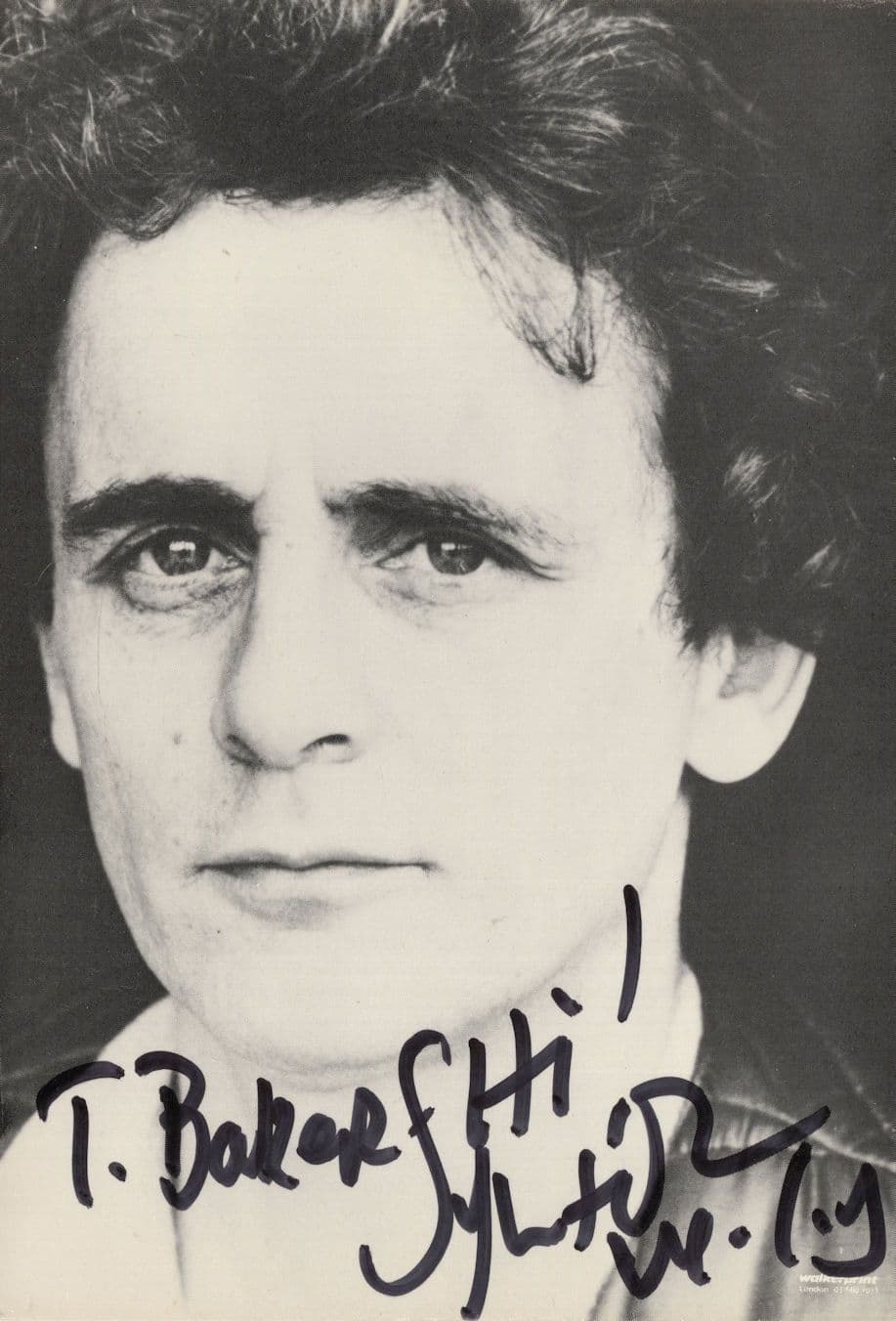 Sylvester McCoy Doctor Who Vintage Hand Signed Photo