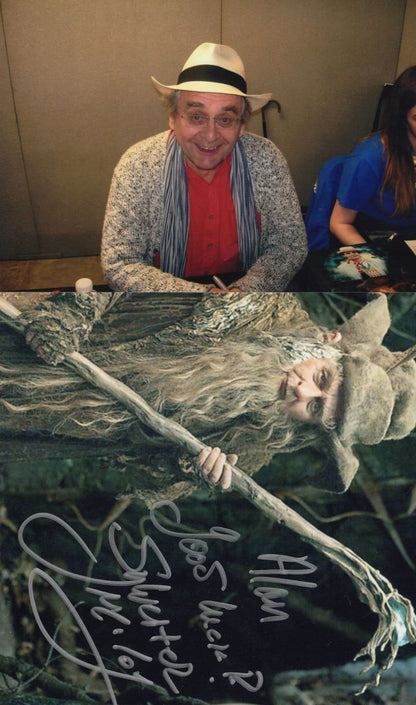 Sylvester McCoy The Hobbit Dr Who 10x8 Hand Signed & COA 2x Photo s