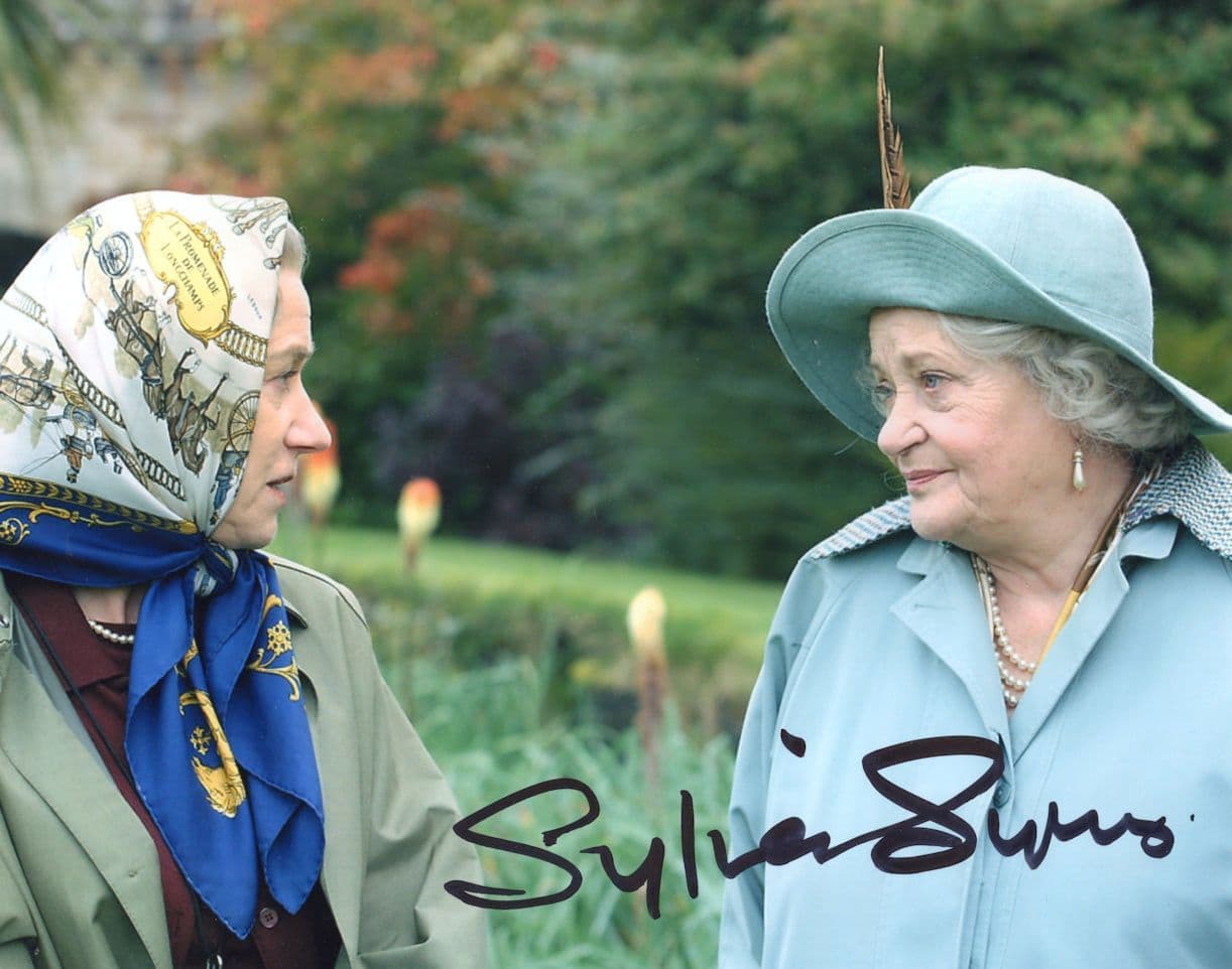 Sylvia Syms in The Queen TV Drama Elizabeth II 10x8 Hand Signed Photo