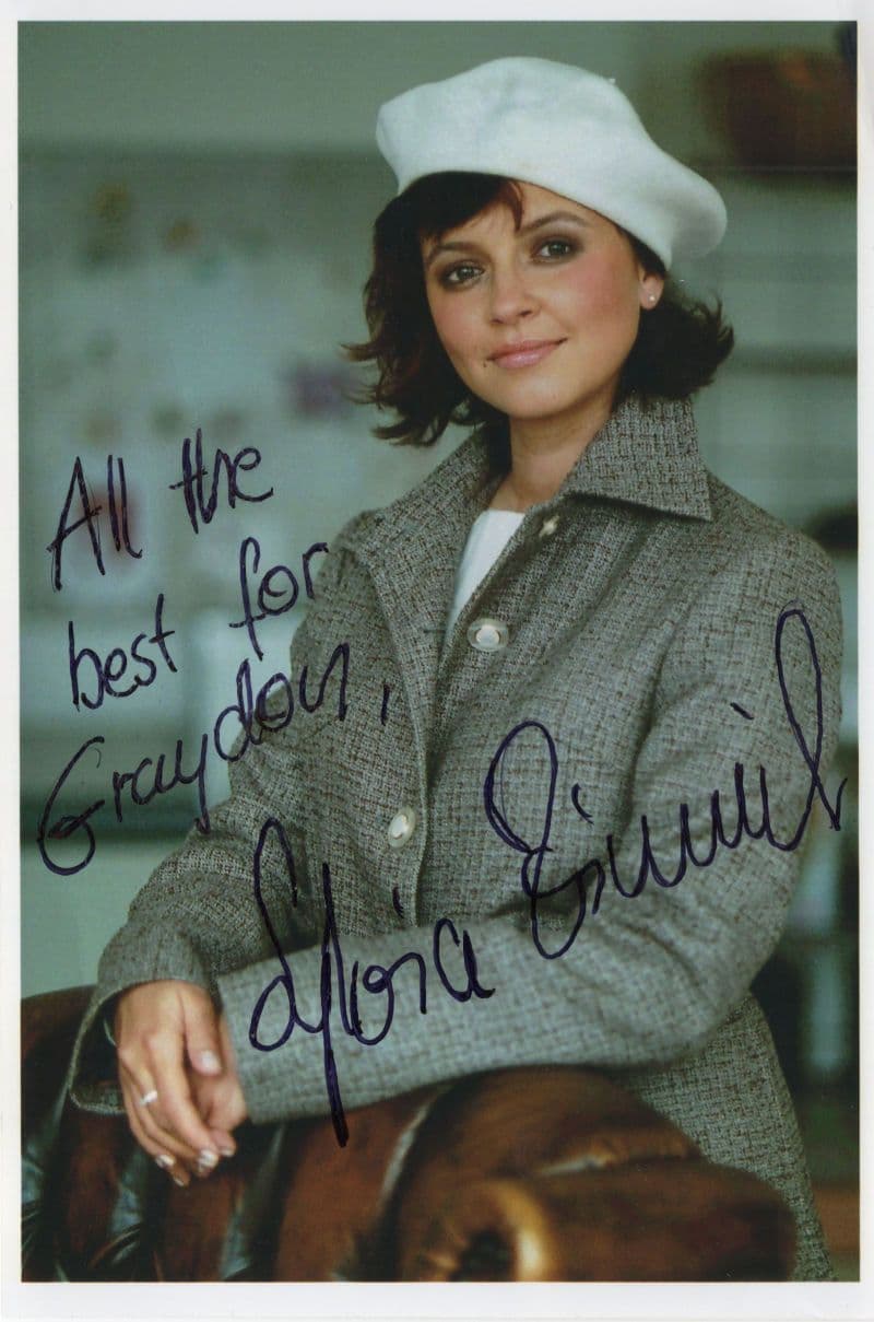 Sylvia Zimnik Polish Film Actress Hand Signed Autograph Photo