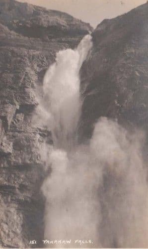 Takakaw Falls Canada Canadian Vintage Postcard
